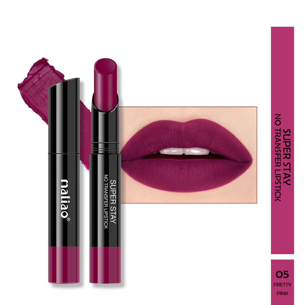 Maliao Super Stay No Transfer Lipstick - Unwavering Elegance Lip